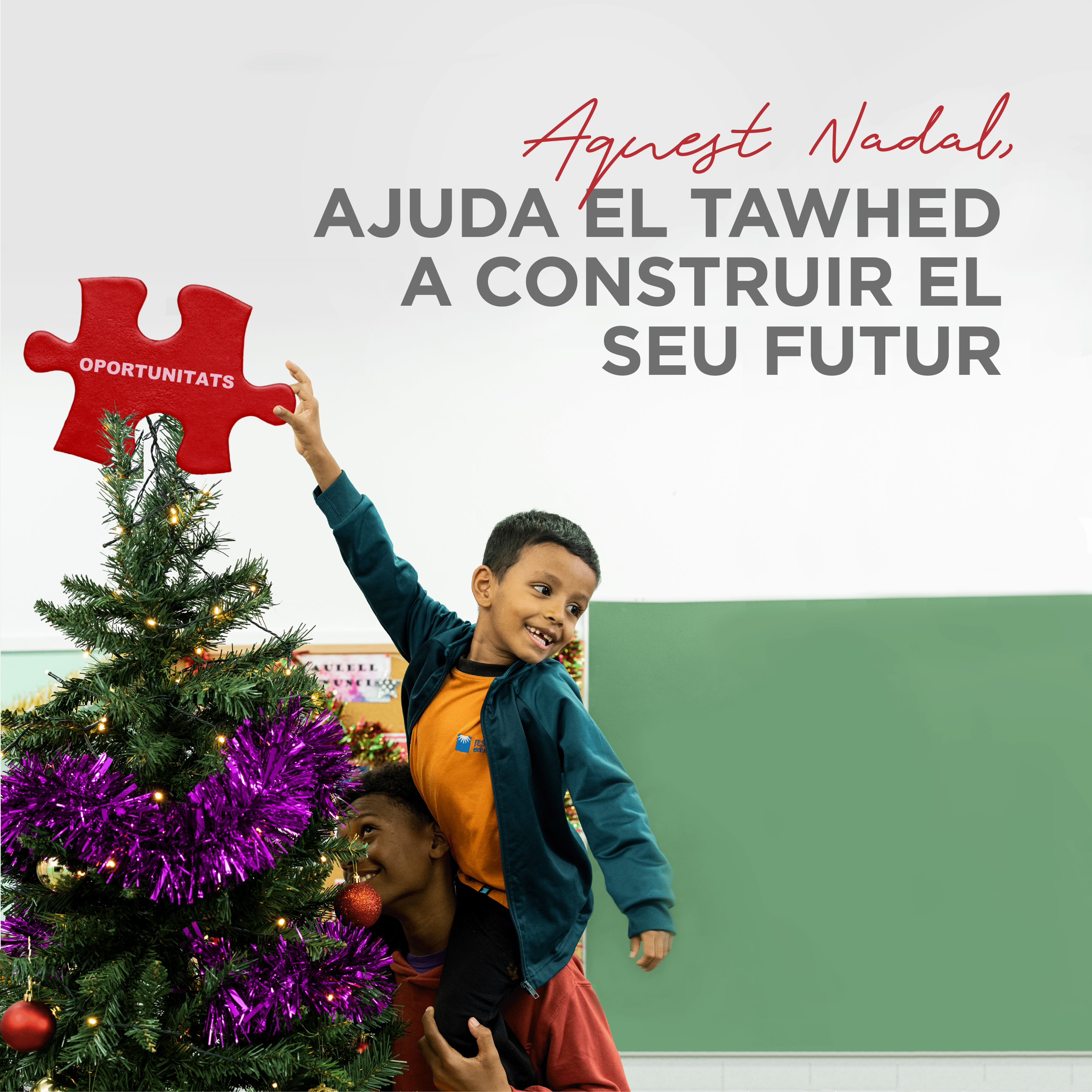 Esta Navidad, ayuda a Tawhed a construir su futuro