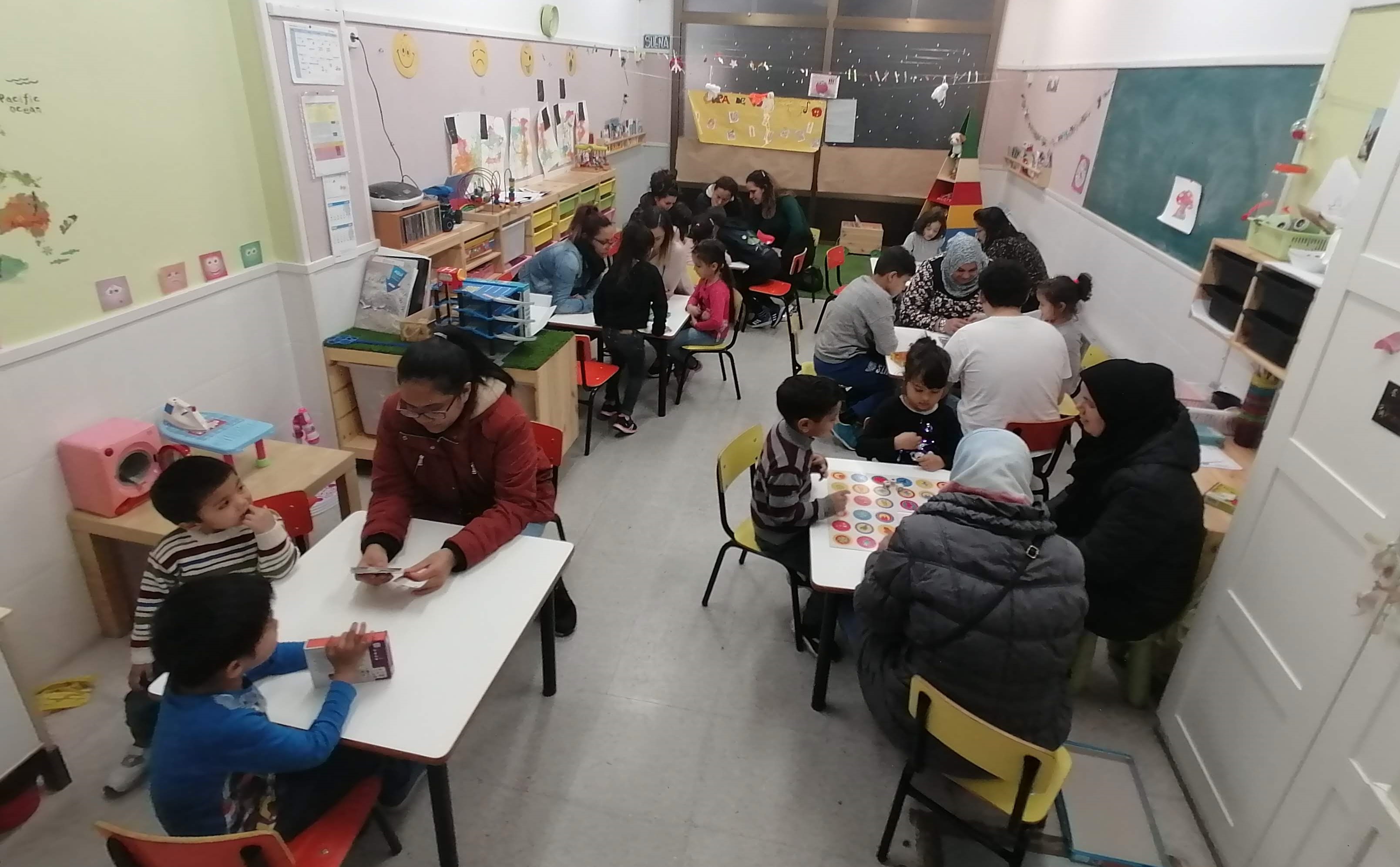 Familias en el aula