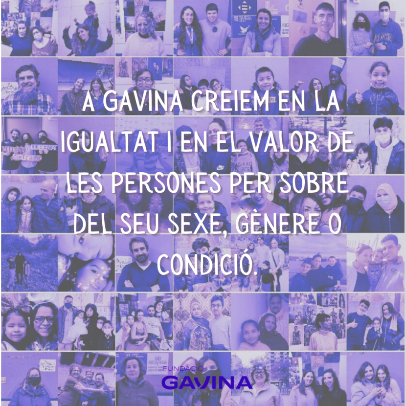 Lema 8M 2022 Fundació Gavina 