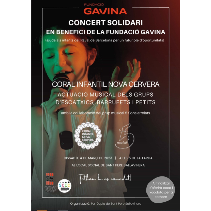 Concert Solidari Sant Pere Sallavinera 2023