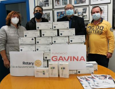Rotary Club de Barcelona Sarrià ens ajuda a fer front la pandèmia