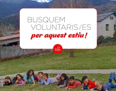 Busquem voluntaris i voluntàries per les colònies i casals d'estiu